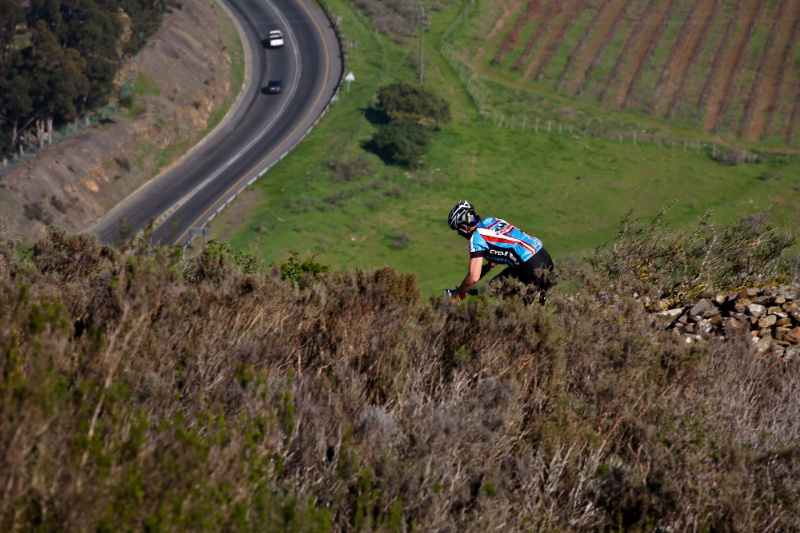 MTB trail on Hillcrest Wine Farm